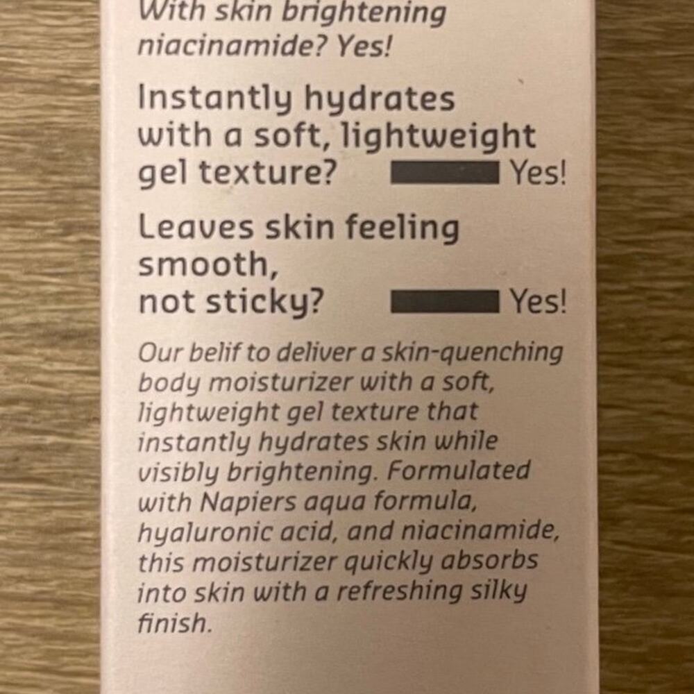 Belif Aqua bomb hydrating body moisturizer